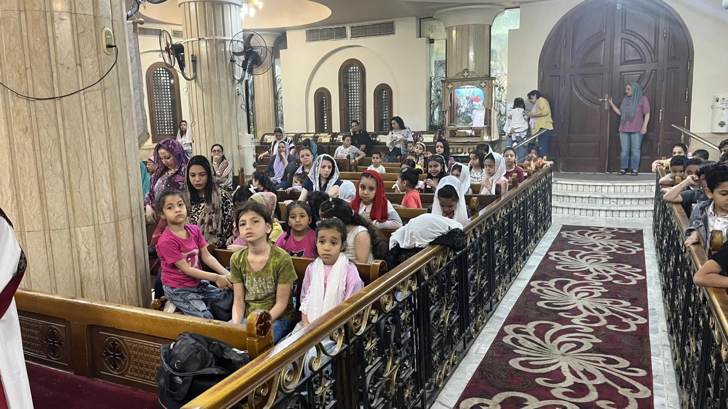 أسرة مارمرقس لخدمة قداس الأطفال