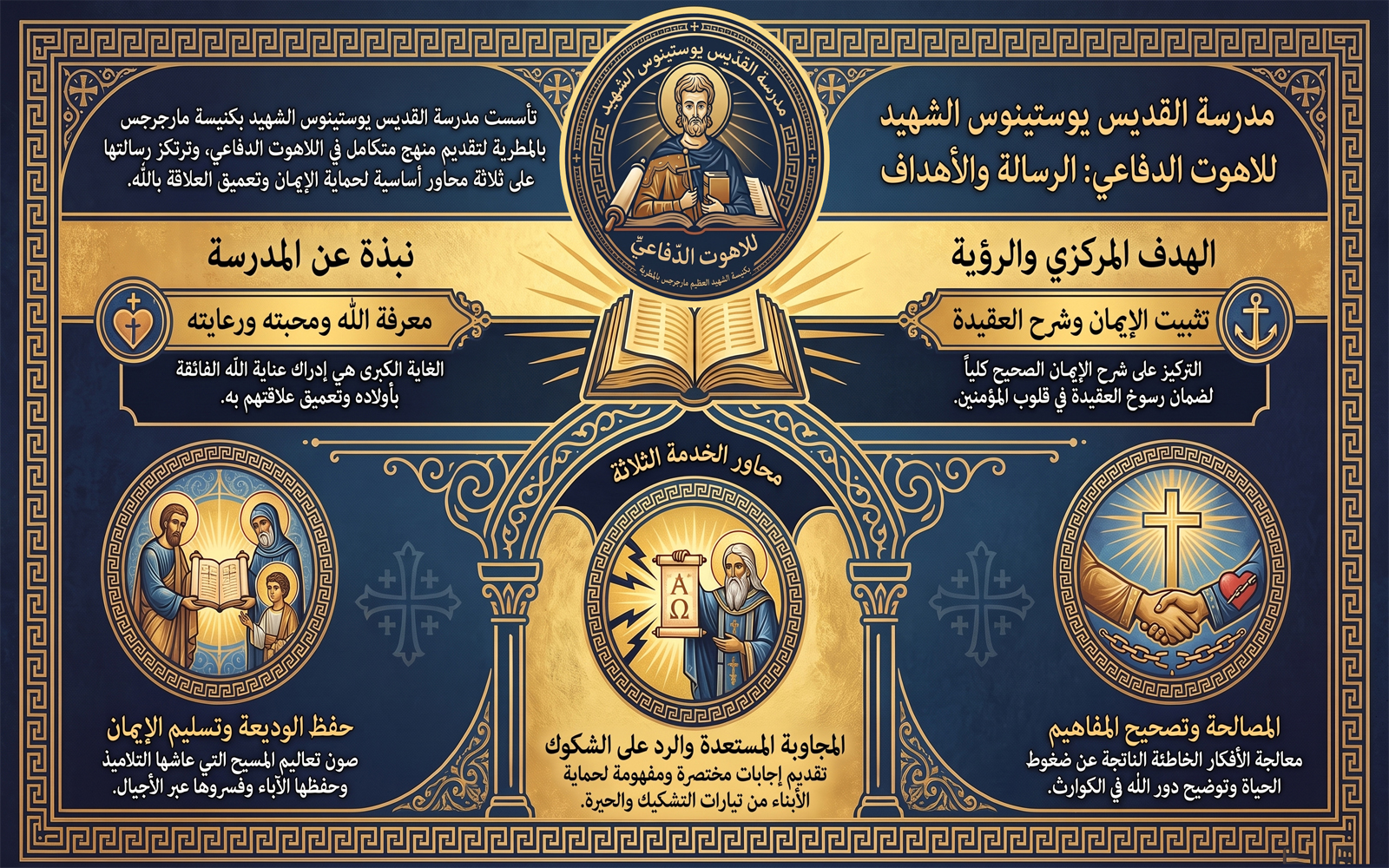 مدرسة القديس يوستينوس الشهيد للاهوت الدفاعي